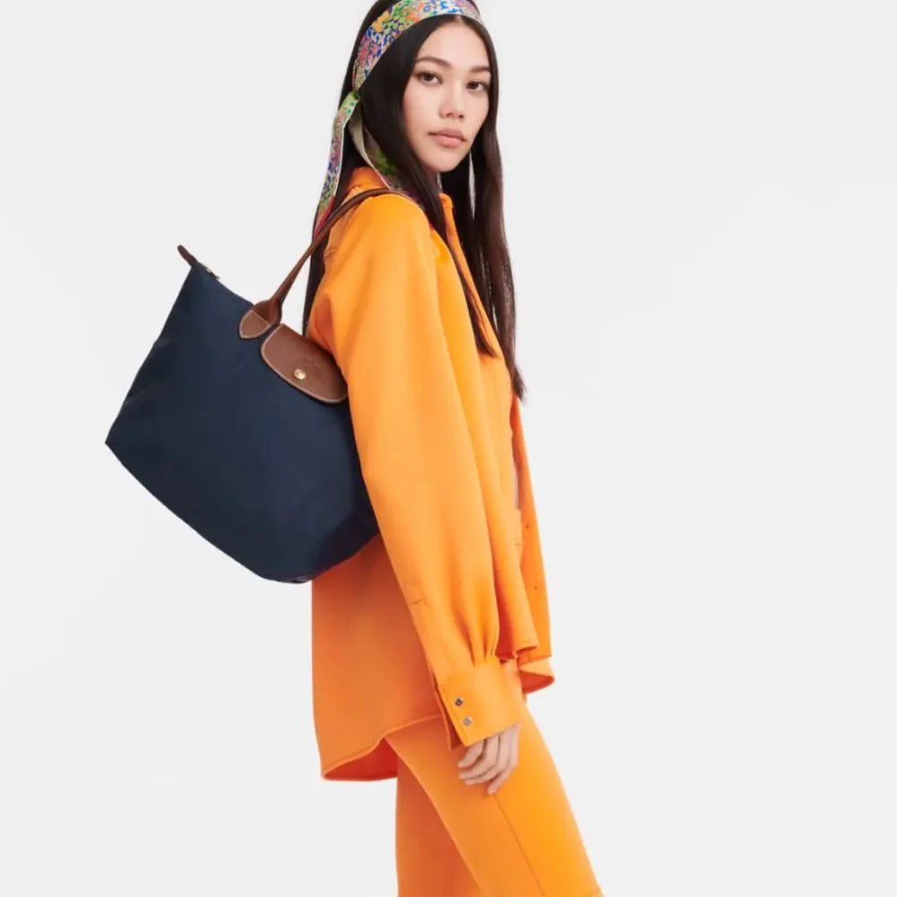 Longchamp La Pliage Large Navy görsel 5