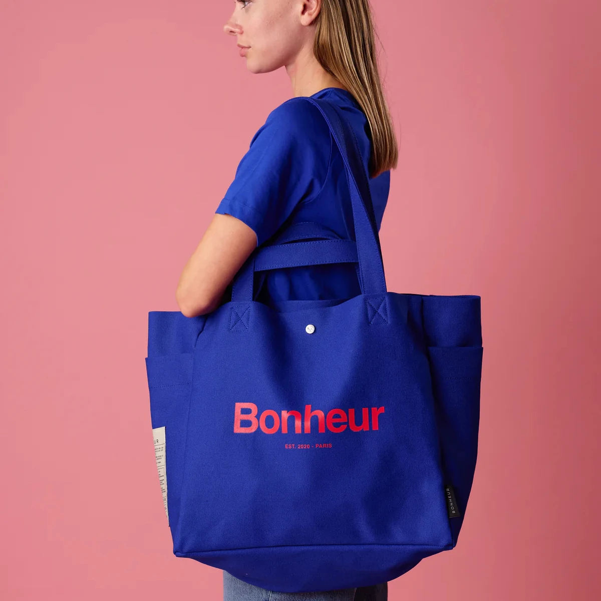 Bonheur Canvas No4 Ocean Blue görsel 4