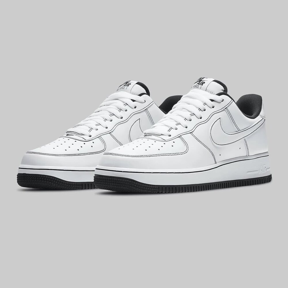 Nike Air Force Stitch “ Contrast Black “ görsel 2