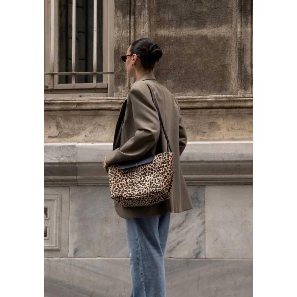 Bonheur Clutch Bag Leopard görsel 5