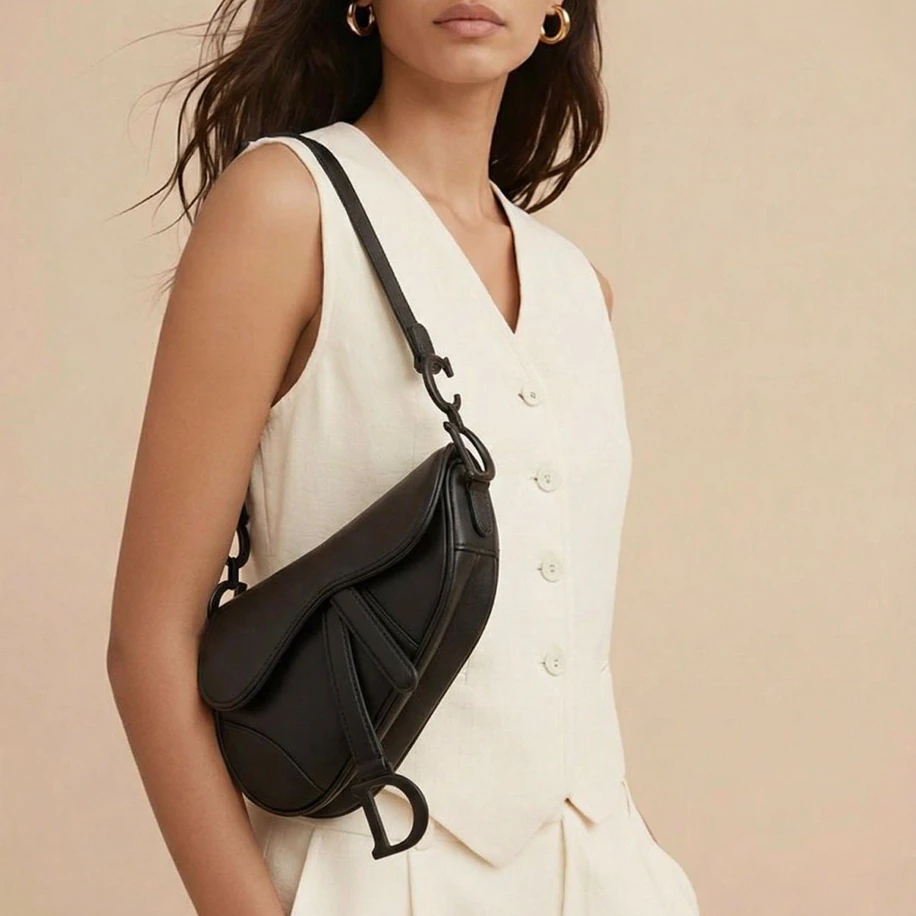 Chiristian Dior Saddle Bag Small görsel 3