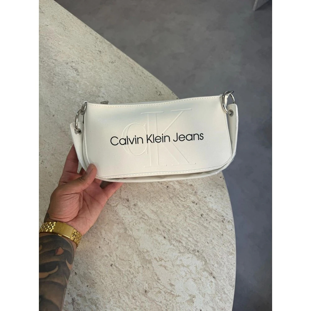 Calvin Klein White Bag görsel 2
