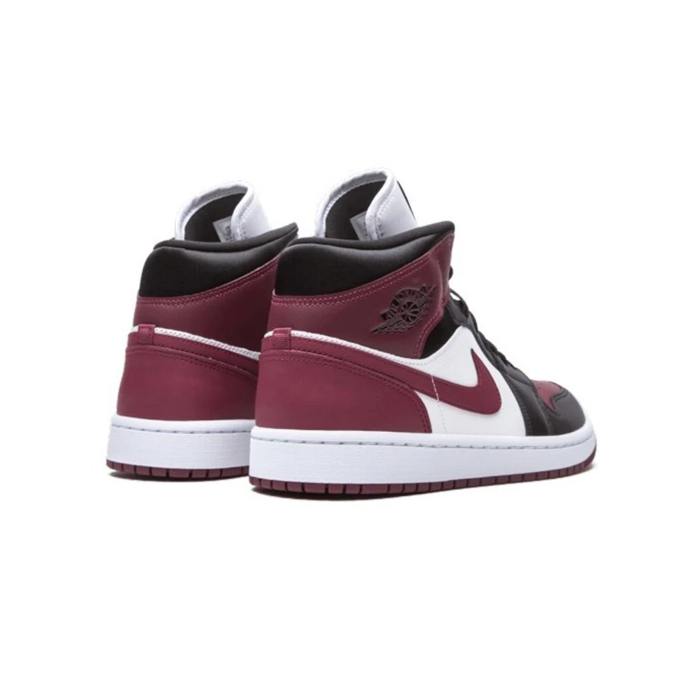 Jordan 1 Mid SE Black Dark Beetroot görsel 5