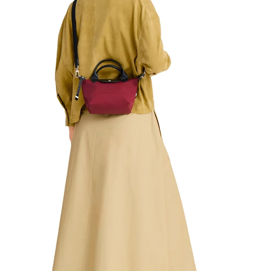 Longchamp Le Pliage Energy Bordeaux S görsel 5