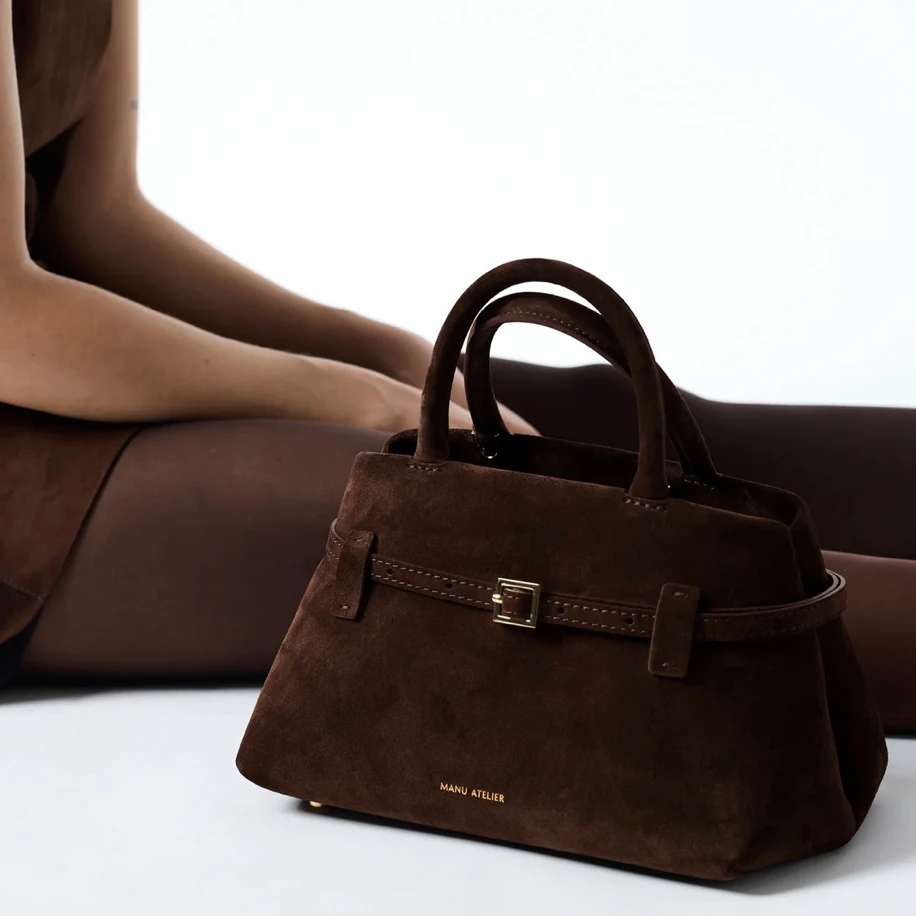 Manu Atelier Le Cambon 25 Deep Brown Suede görsel 4