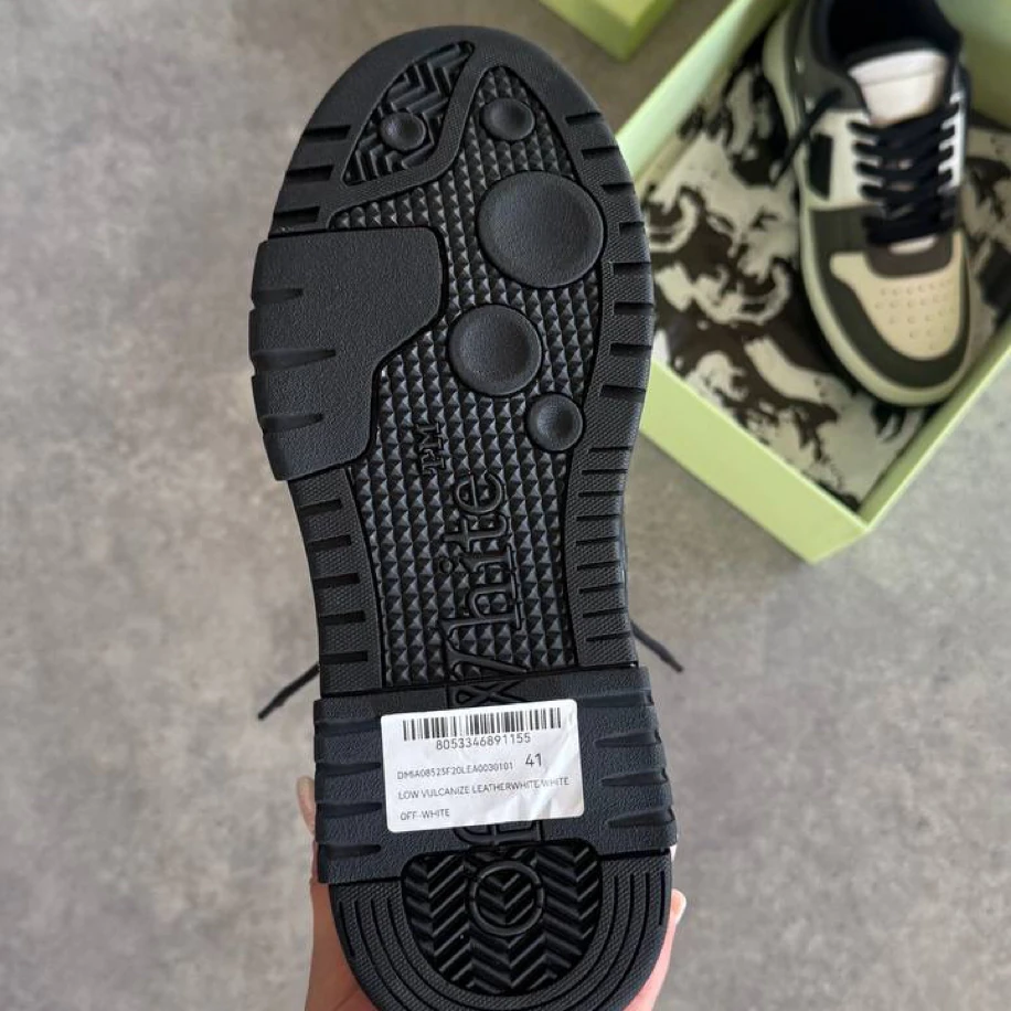 OFF-WHITE Out Of Office OOO Low Tops Dark Gray Black görsel 4