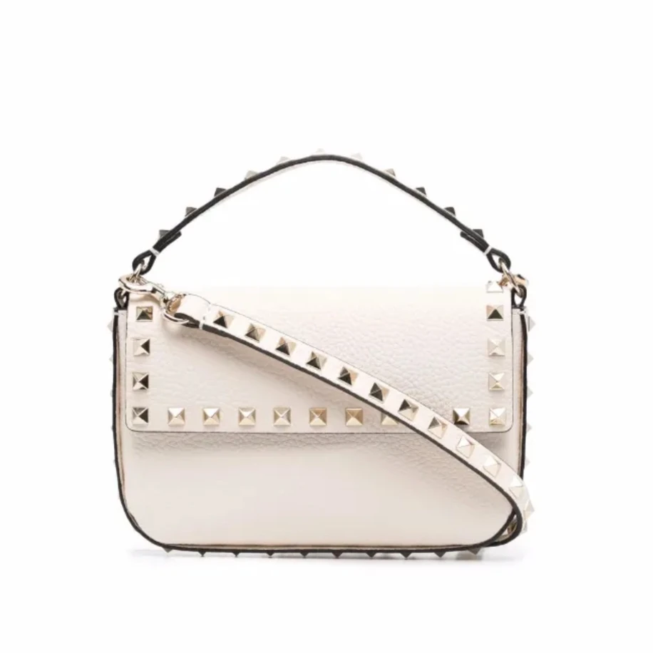 Valentino Garavani Rockstud Bag Mini White
