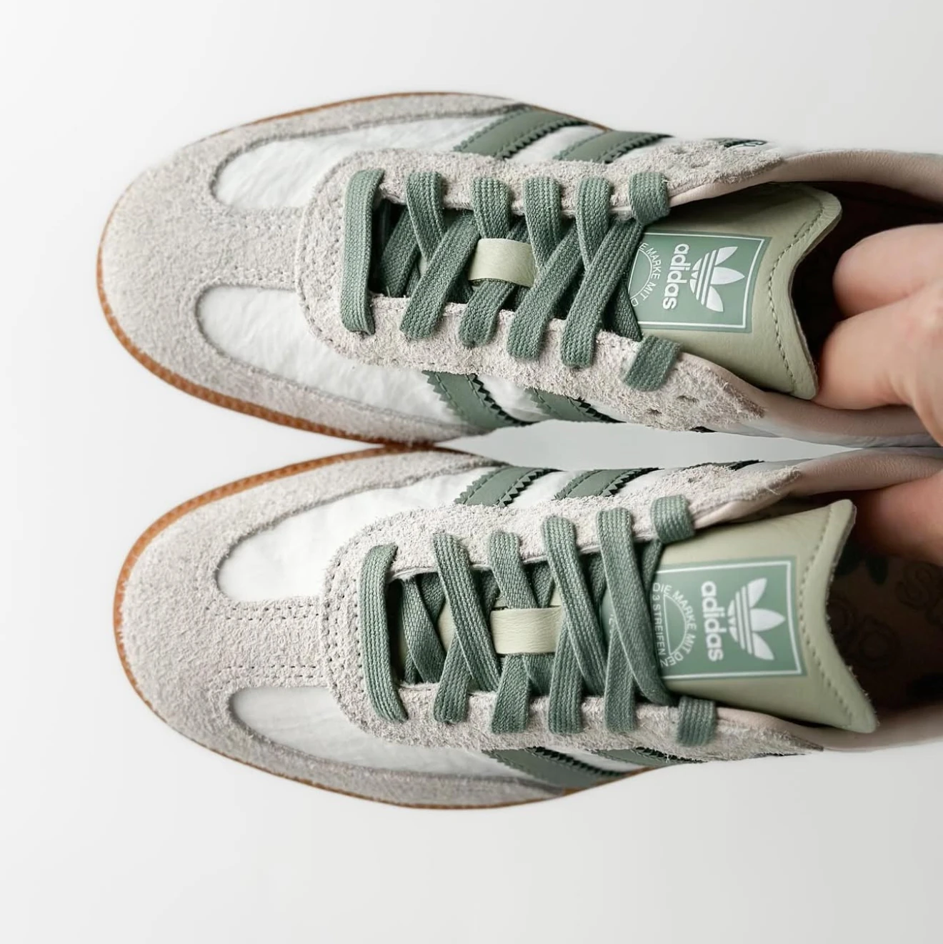adidas Samba OG Silver Green Putty Mauve görsel 4
