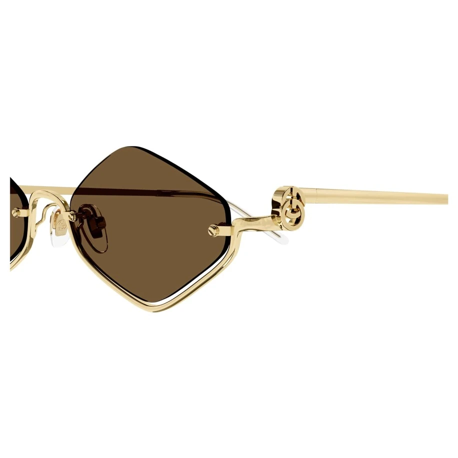 Gucci GG1604S Brown Gold görsel 3
