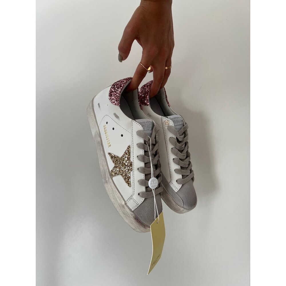 Golden Goose Sim Silver Gold
