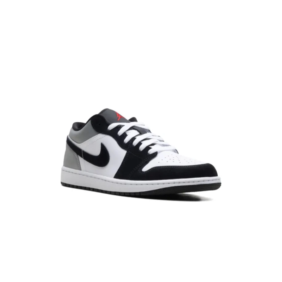 Jordan 1 Low SE White Fire Red Black Matte Silver görsel 3