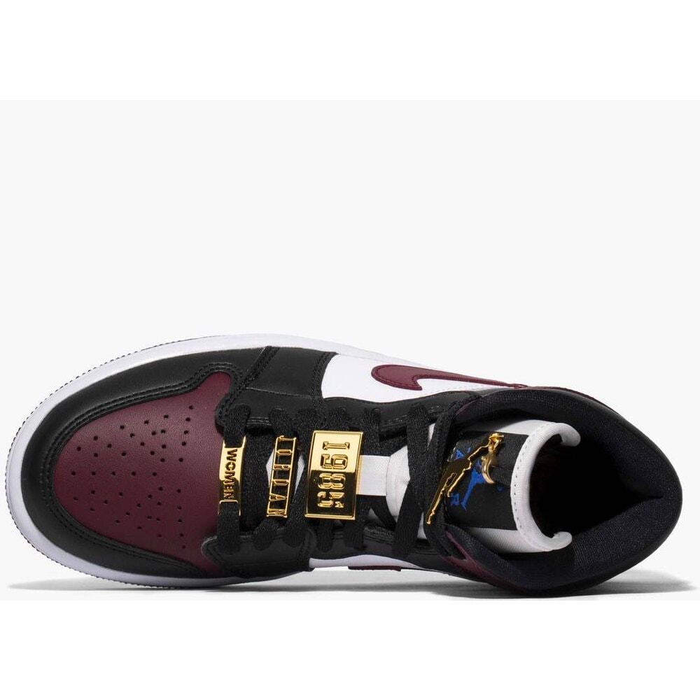 Nike Air Jordan 1 Mid Se Black Dark Beetroot (w görsel 2