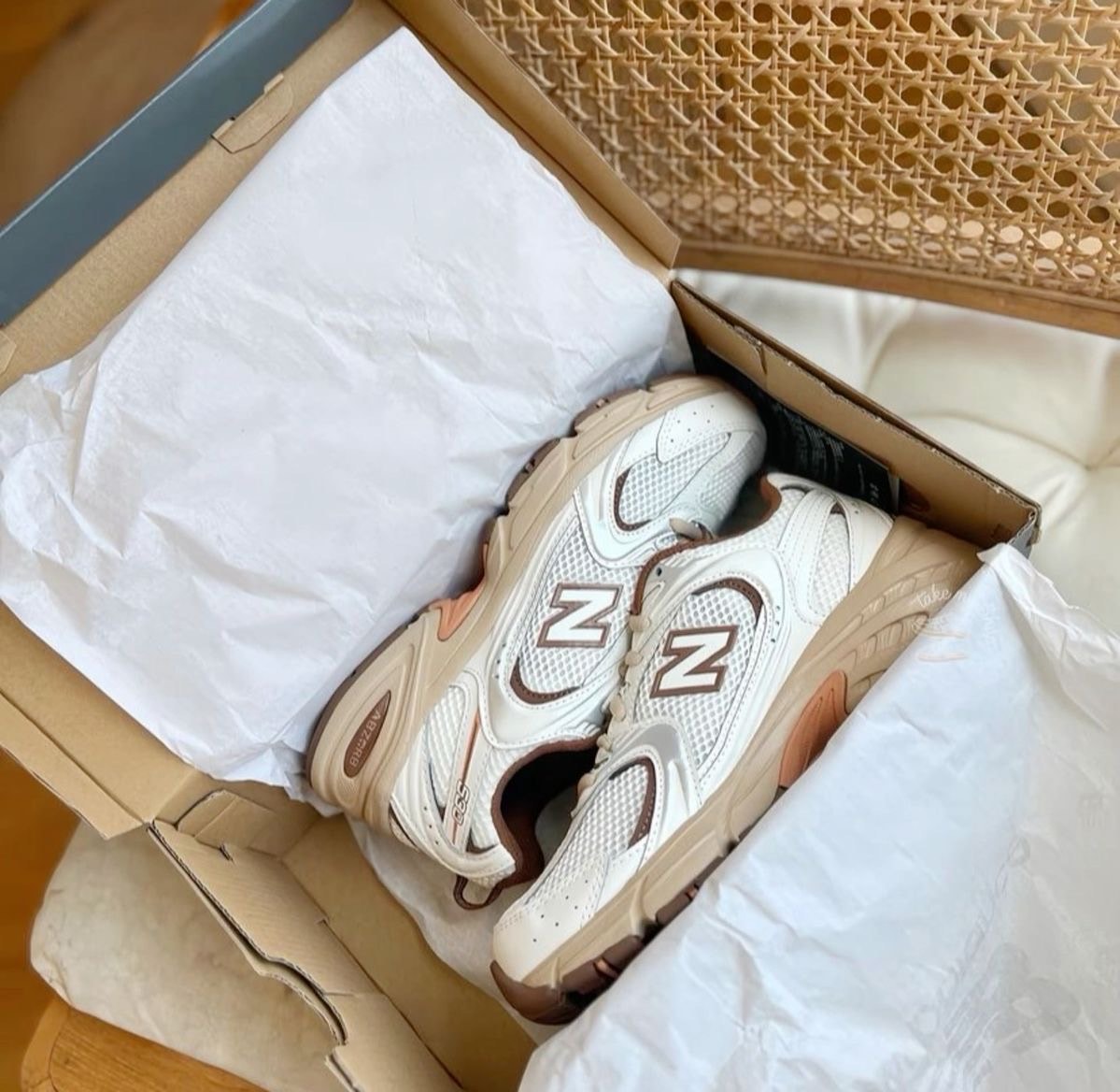 New Balance 530 Brown Beige görsel 2