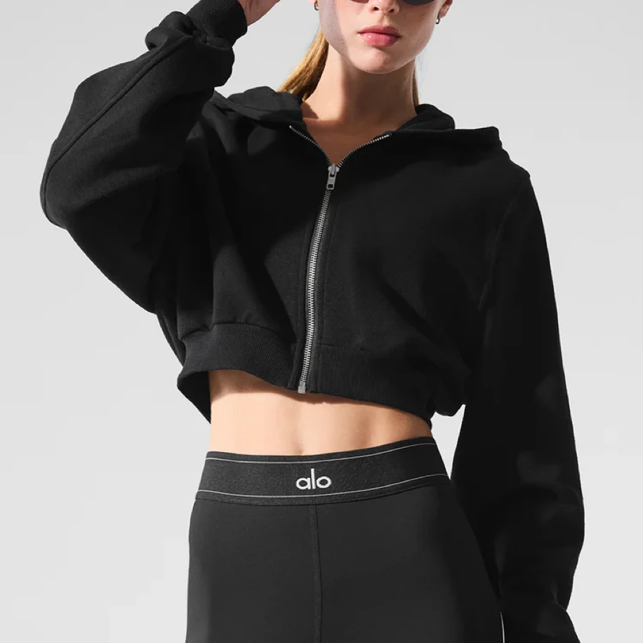 Alo Yoga Sweet Escape Zip Up Hoodie görsel 3