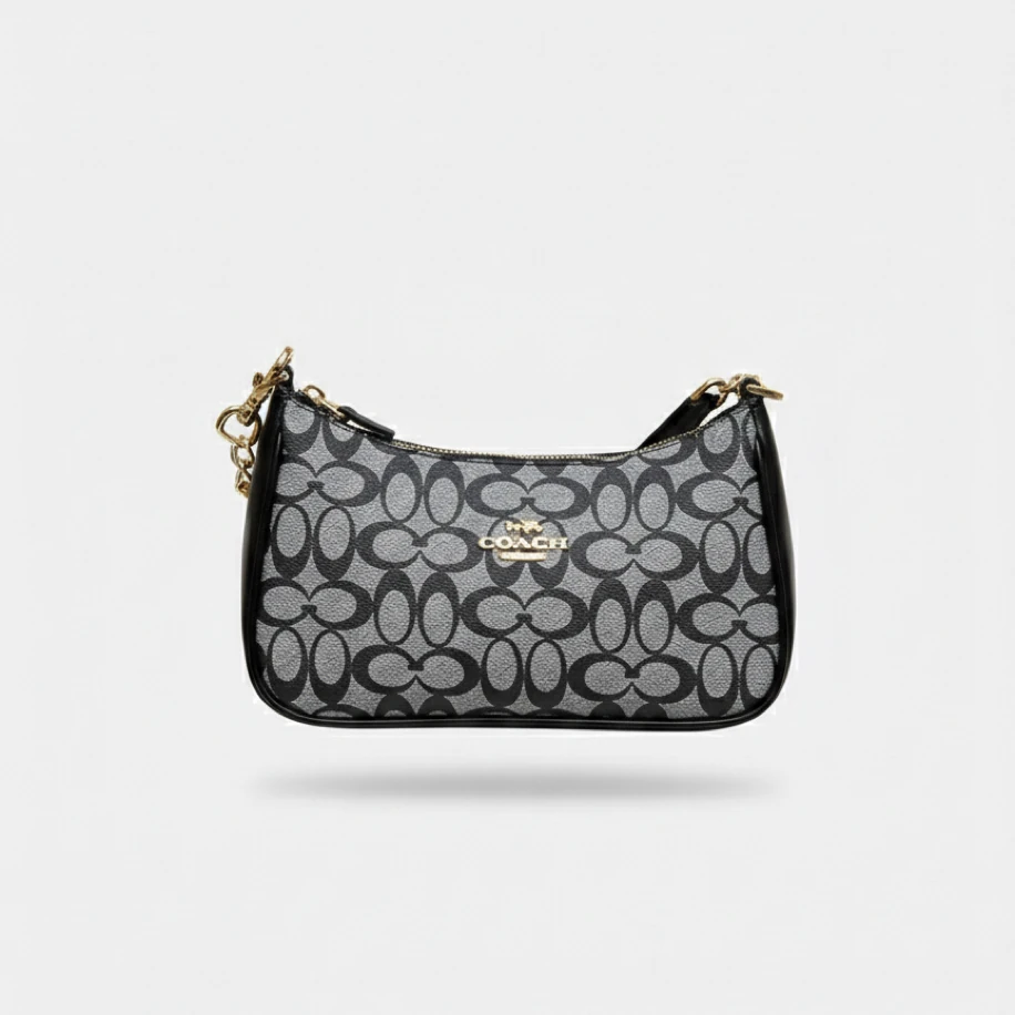 Coach Teri Shoulder Monogram Black