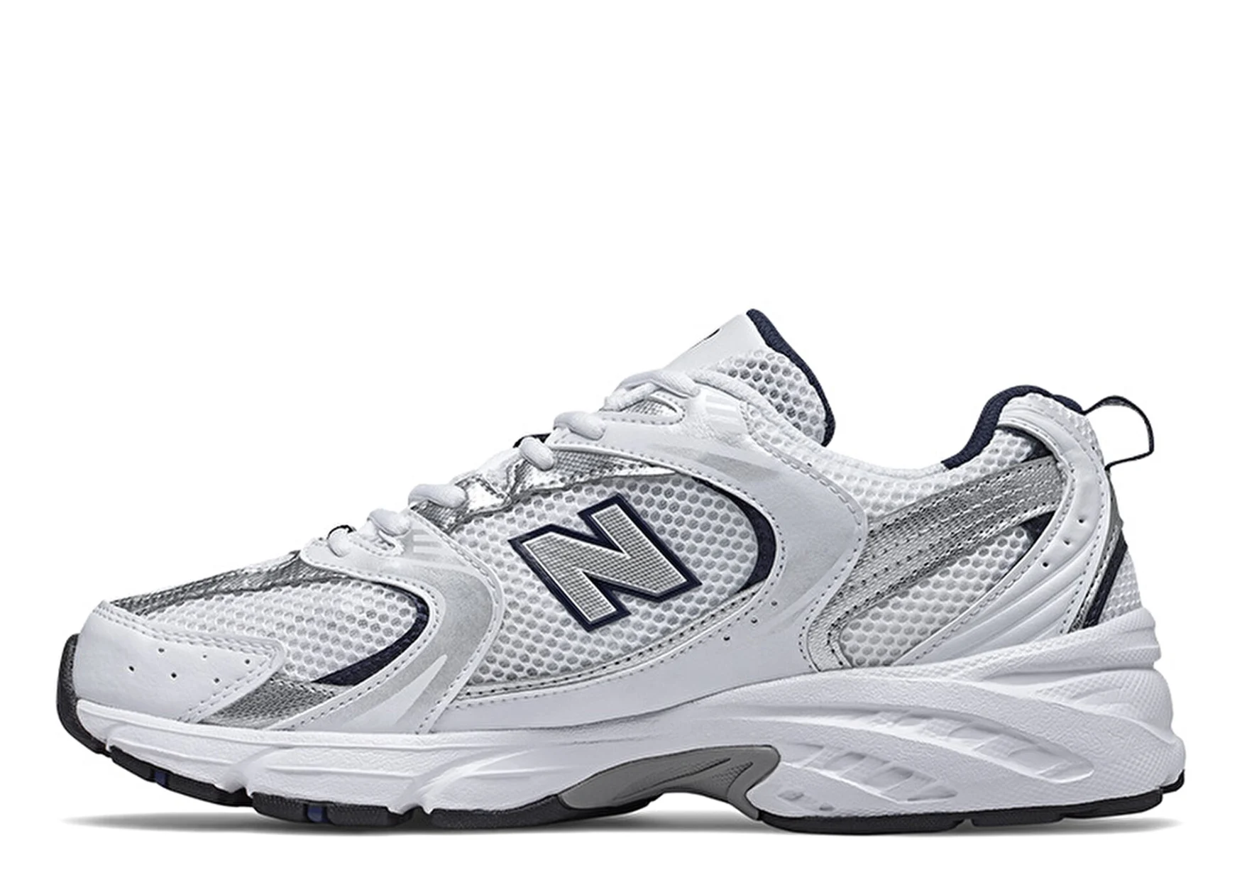 New Balance 530 White Silver Navy YENİ görsel 2