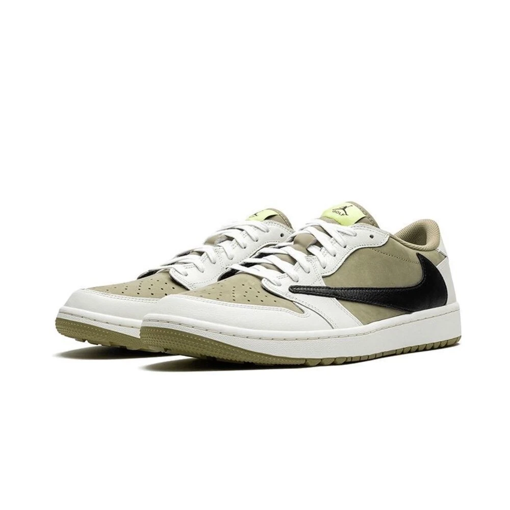 Jordan 1 Retro Low Golf Travis Scott Neutral Olive görsel 2