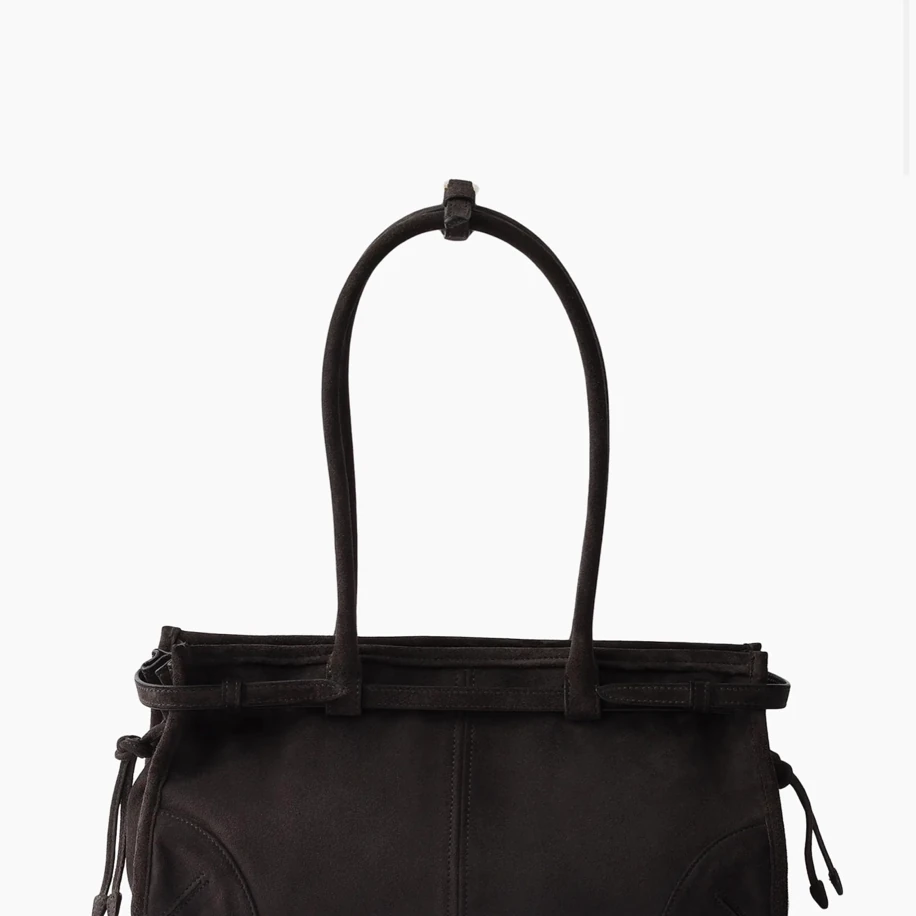 Prada Bonnie Süet Bag Black görsel 4