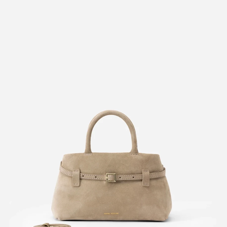 Manu Atelier Le Cambon 25 Cream Suede görsel 3