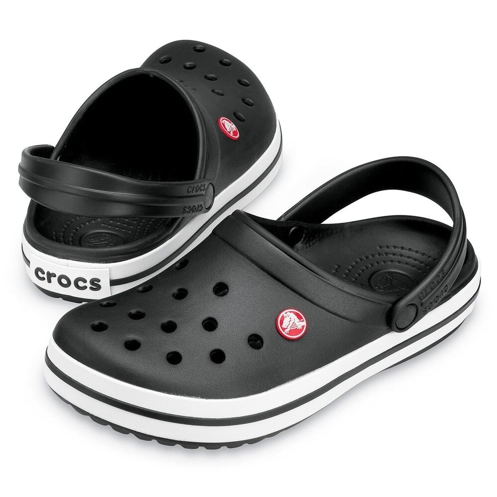 Crocs Crocband Black White görsel 2