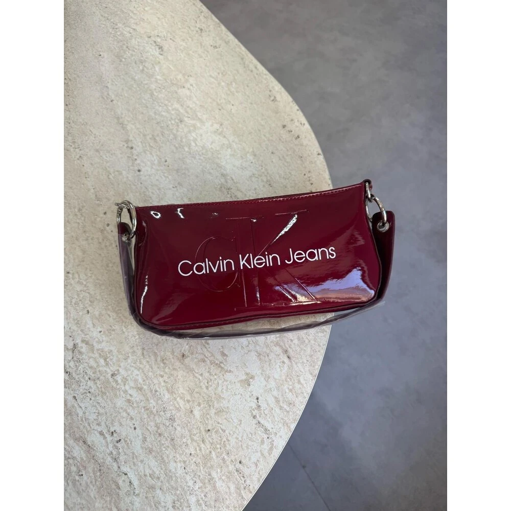 Calvin Klein Burgundy Bag görsel 2