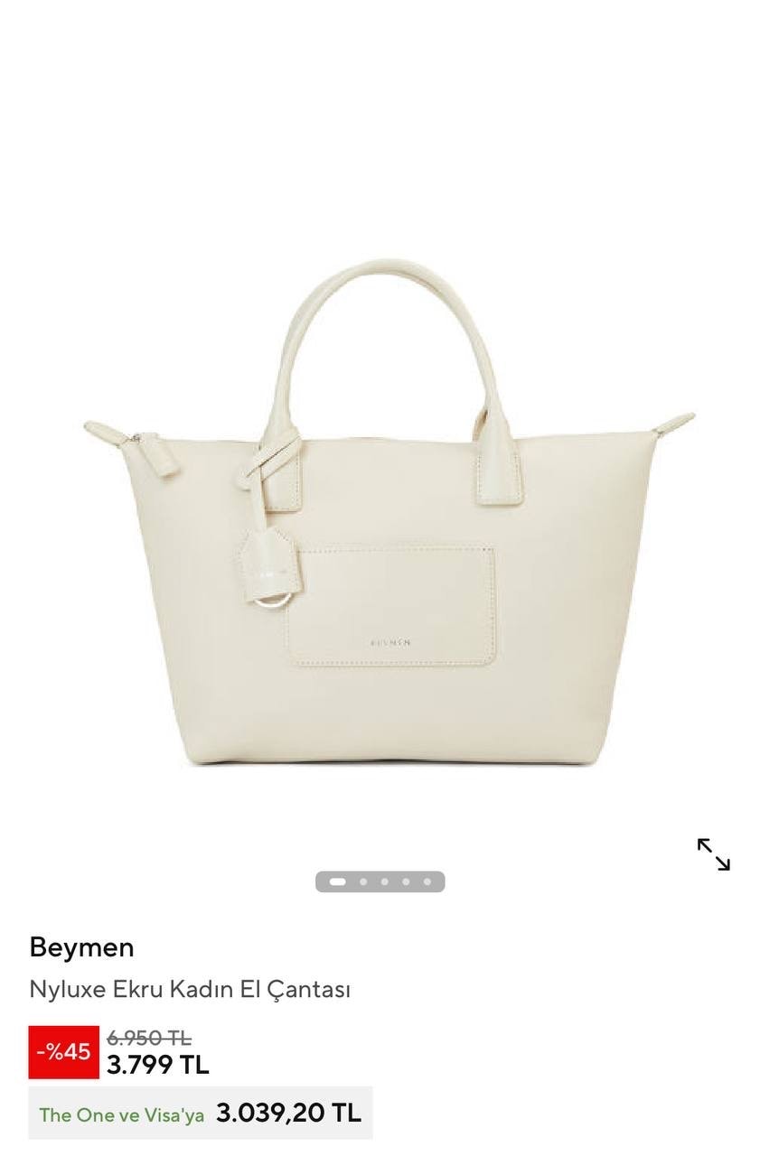 Beymen Nyluxe Kol Çantası 4 RENK SEÇENEĞİ görsel 7