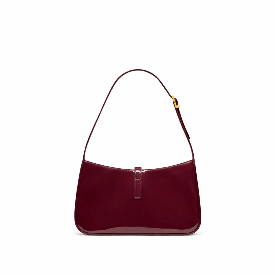 Yves Saint Laurent Hobo Bag Bordeaux görsel 3
