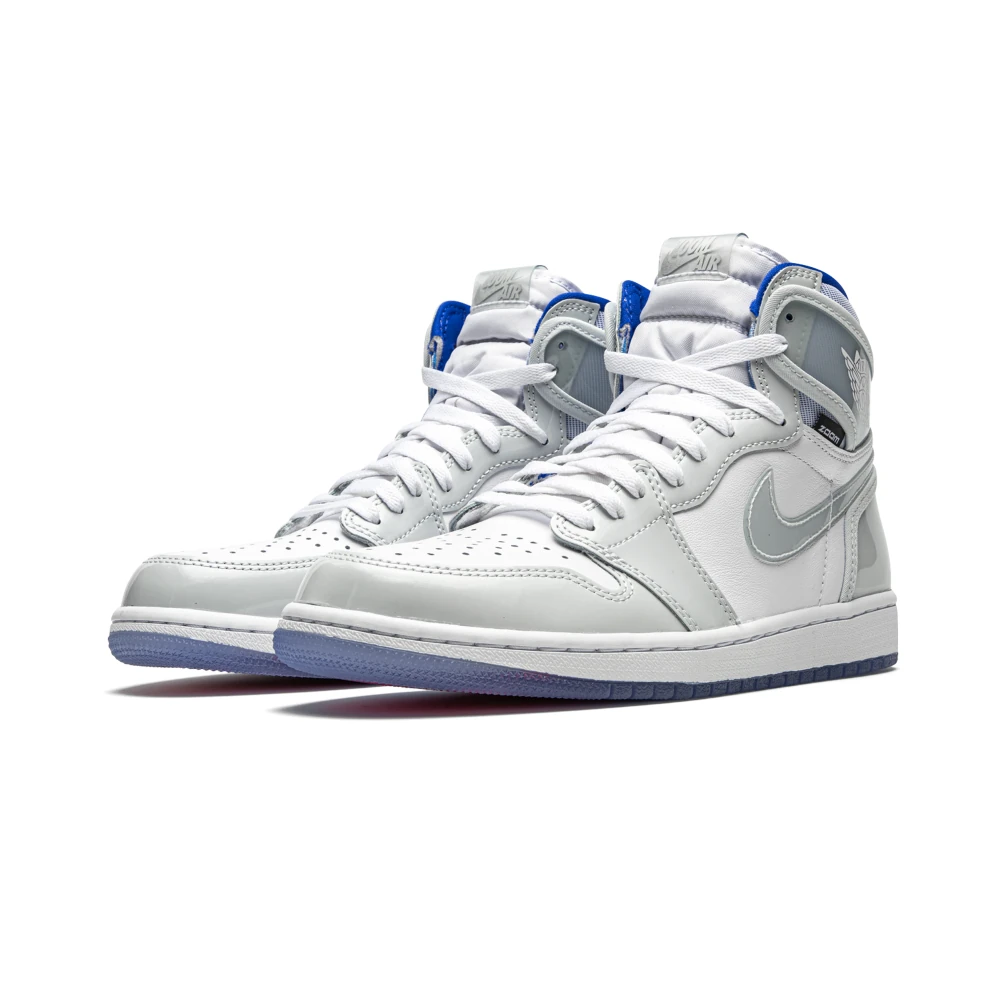 Jordan 1 Retro High Zoom White Racer Blue görsel 2