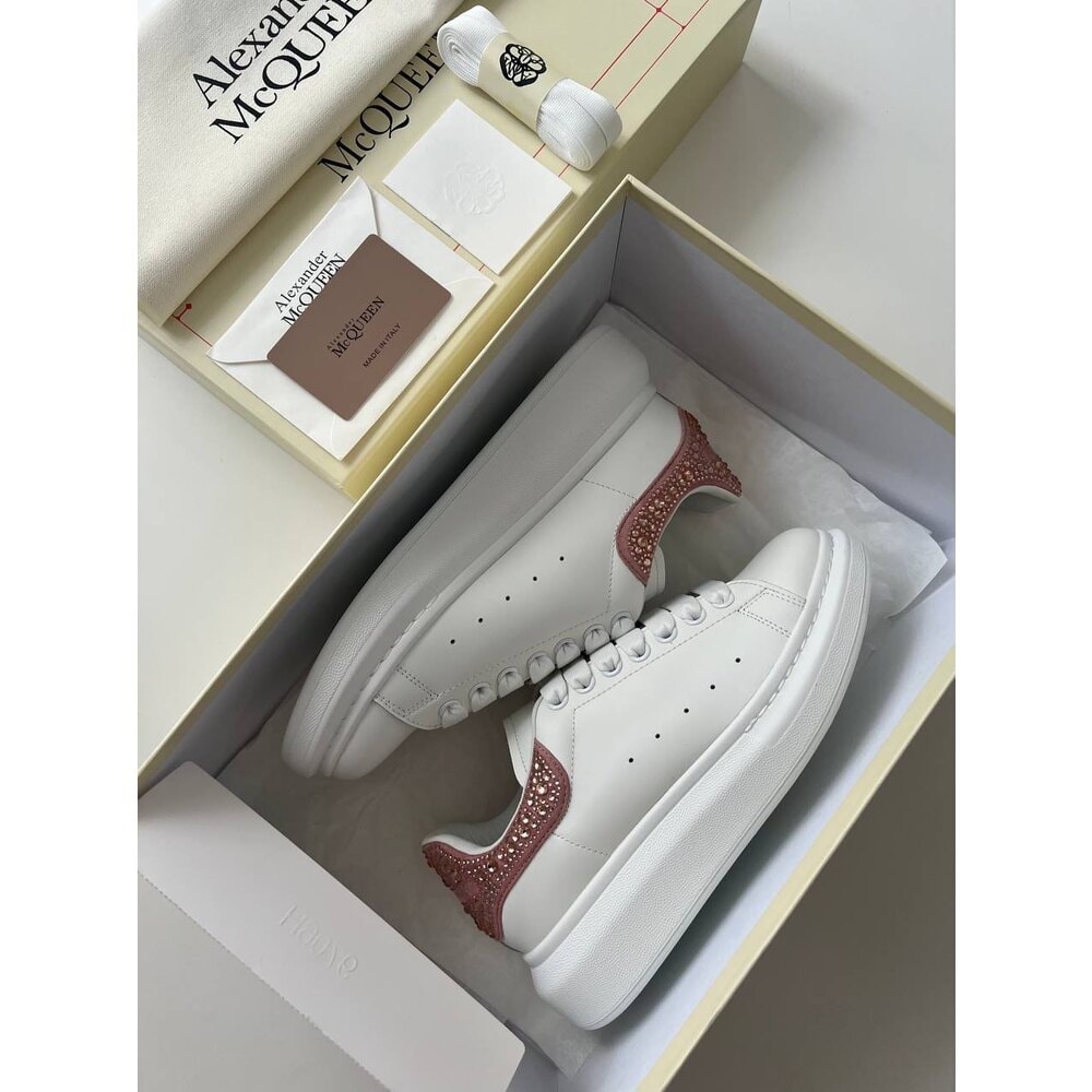 Alexander McQueen Siyah Beyaz Cyristal görsel 2