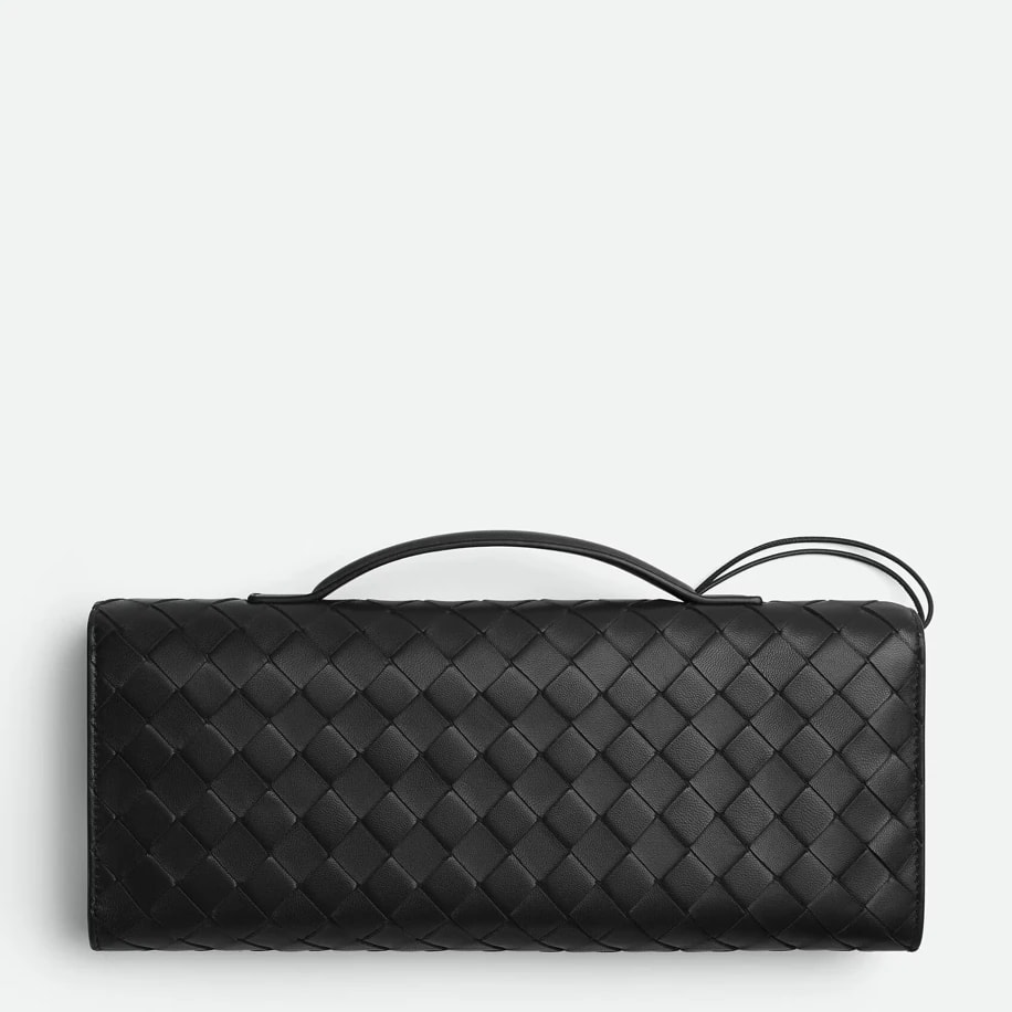 Bottega Veneta Andiamo Clutch Black görsel 4