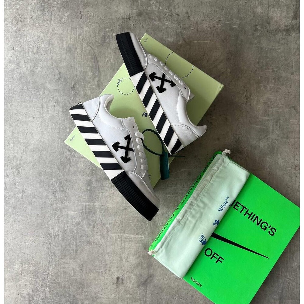 Off White X Beyaz Deri görsel 2