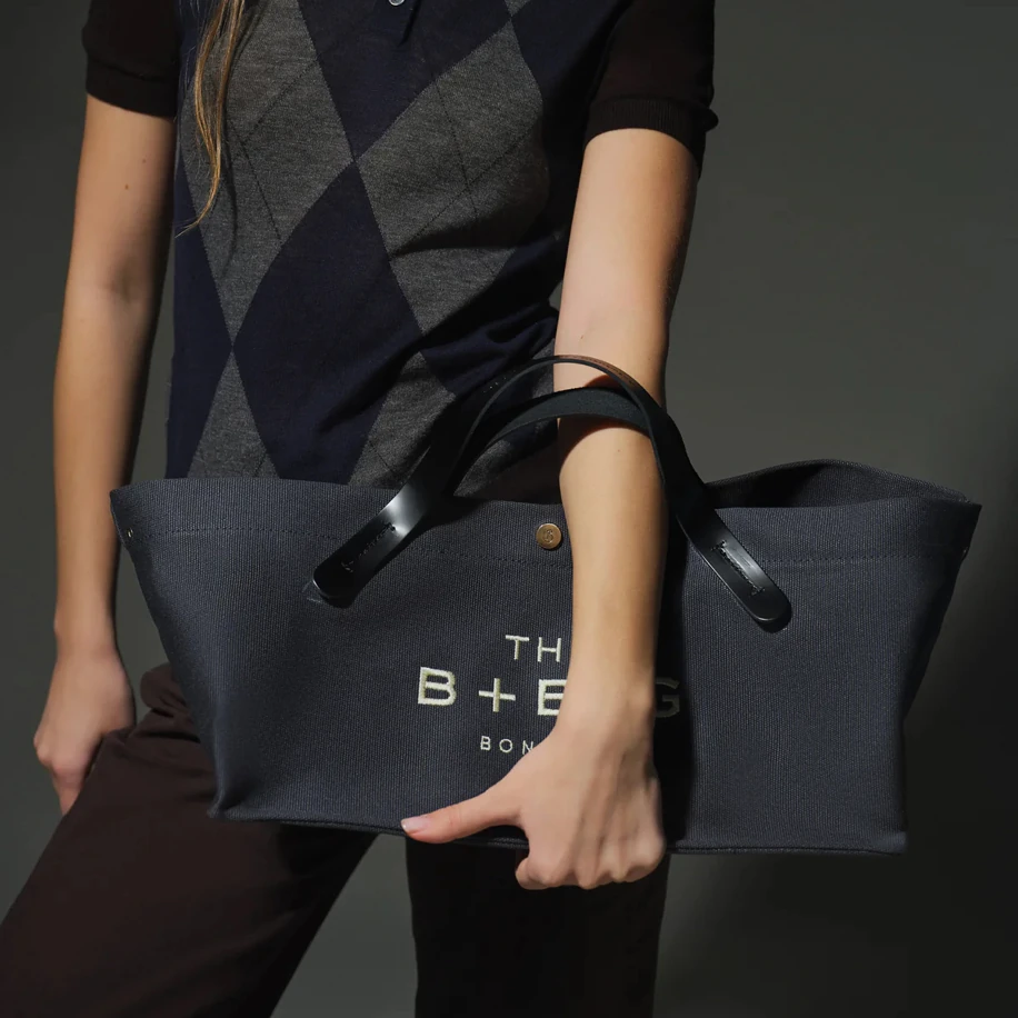 Bonheur N°2 Baguette Bag Denim Gray görsel 3