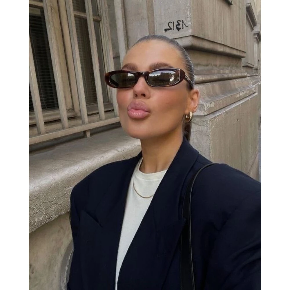 Saint Laurent SL 557 Leopard görsel 5
