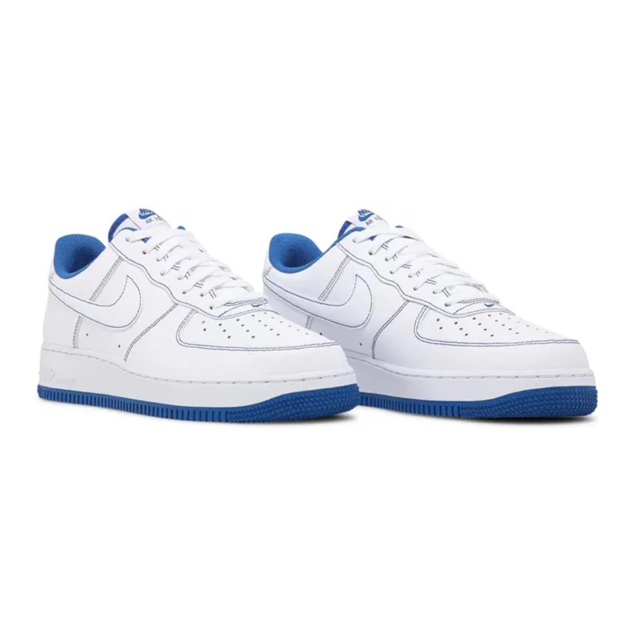 Nike Air Force 1 '07 'Contrast Stitch - White Game Royal' görsel 4