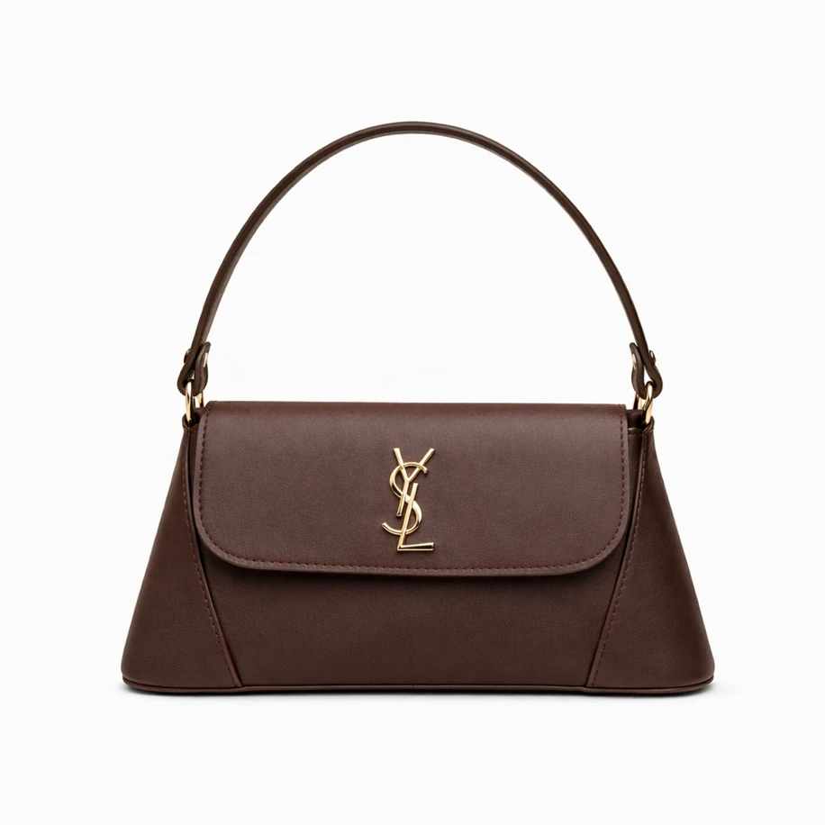 Yves Saint Laurent Solferino Bag Brown
