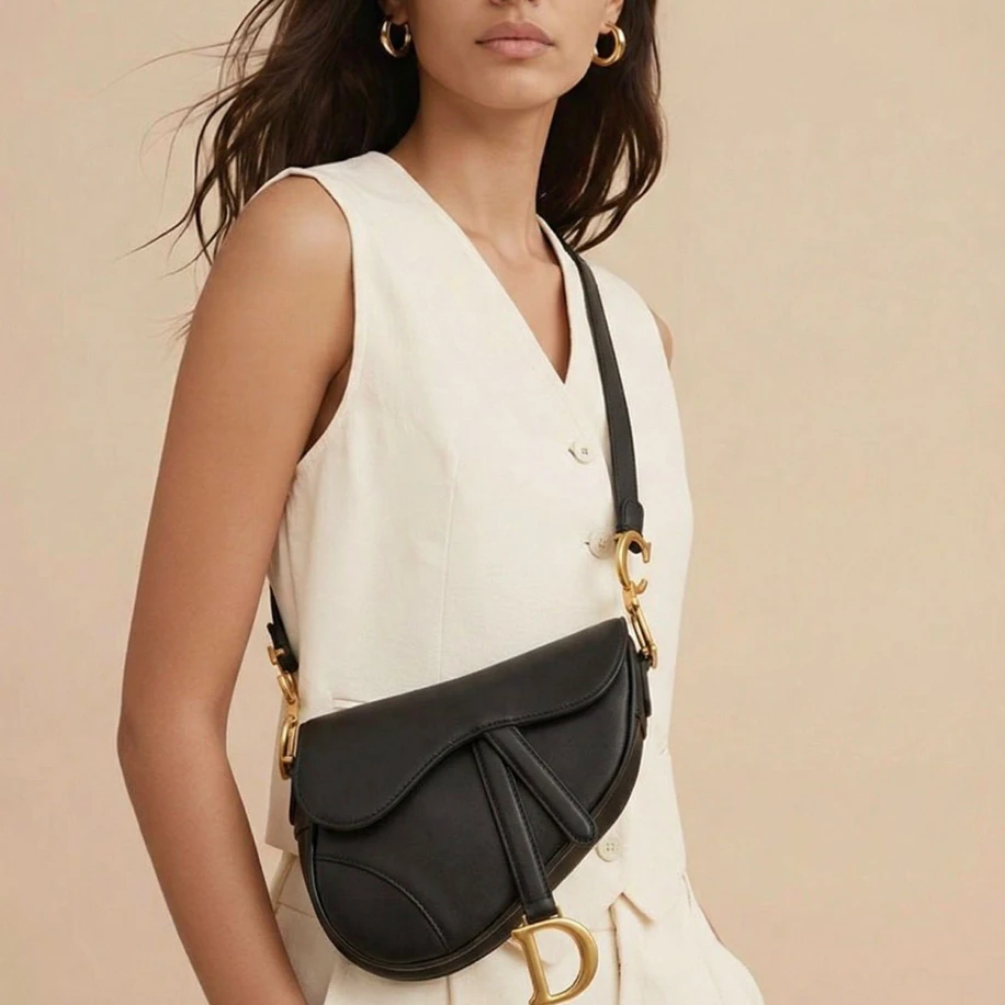Chiristian Dior Saddle Bag Small görsel 3