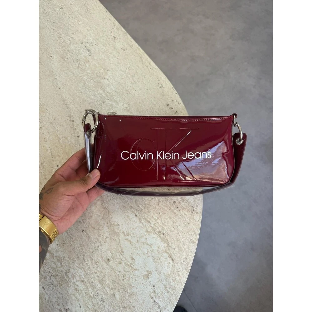 Calvin Klein Burgundy Bag görsel 3