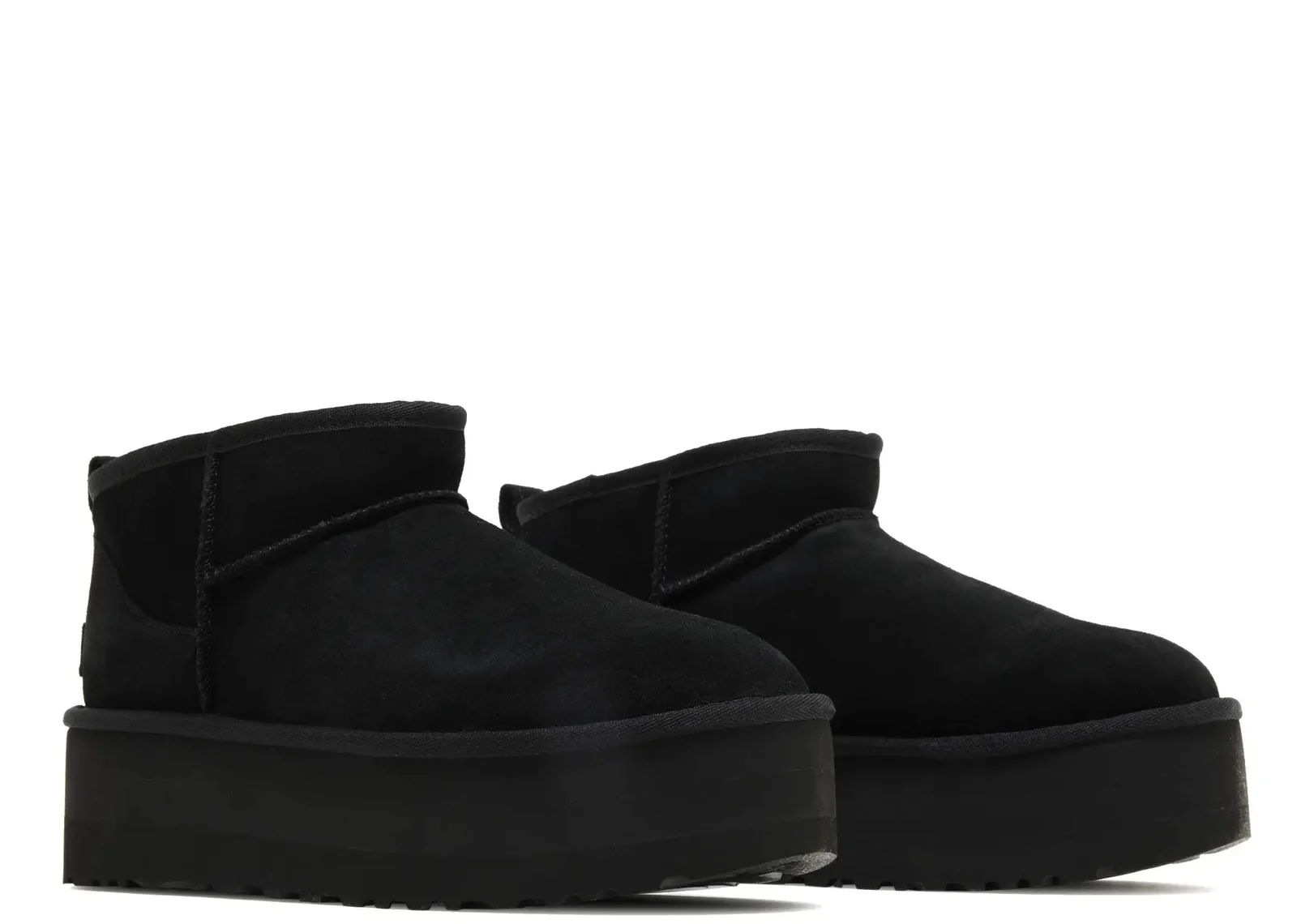 UGG Classic Ultra Mini Platform Boot Black (W) görsel 2