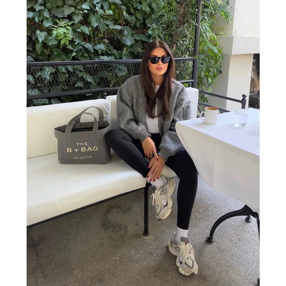 The B + Bag Bonheur Canvas Tote görsel 3
