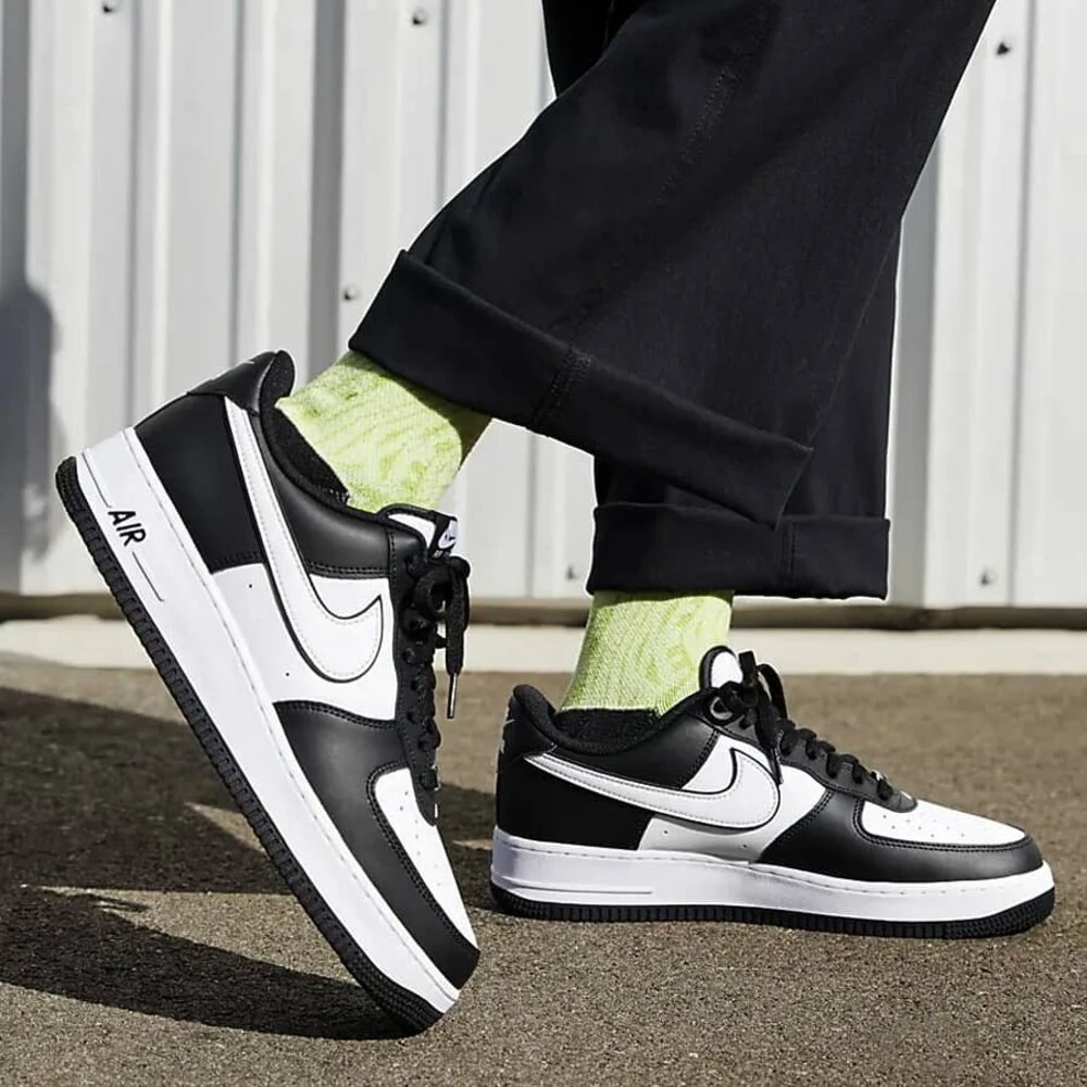Nike Air Force 1 Low '07 White Swoosh Panda görsel 5