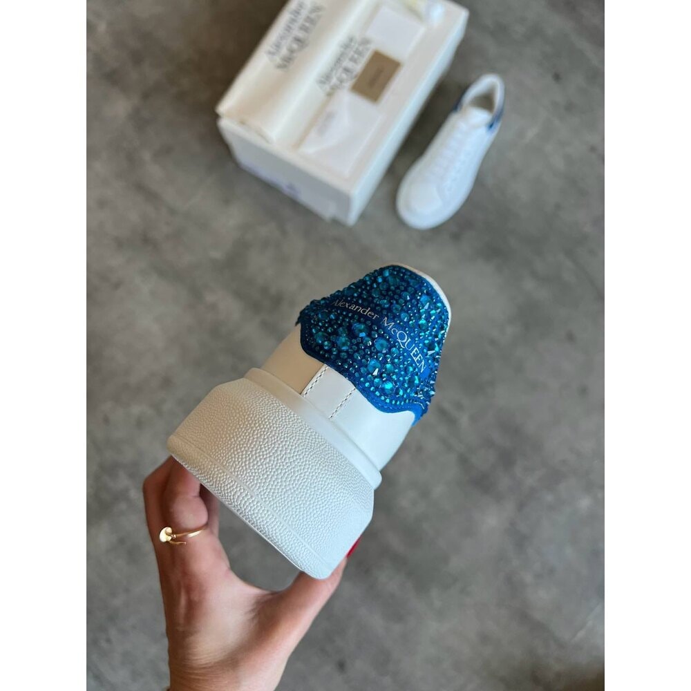Alexander McQueen Cyristal Blue Beyaz görsel 2